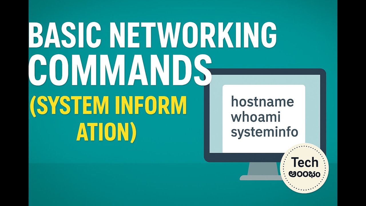 Basic Windows Commands for Network Troubleshooting | Network Troubleshooting | Tech Aarambhamm