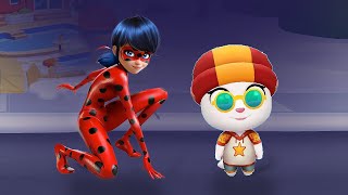 Who can win? miraculous ladybug vs my talking angela skater ? screenshot 3