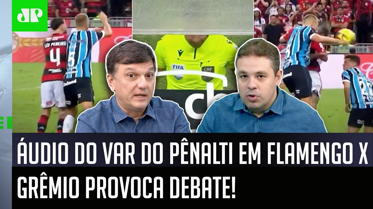 CBF divulga áudio do VAR de pênalti polêmico de Flamengo x Grêmio, pela  Copa do Brasil, copa do brasil