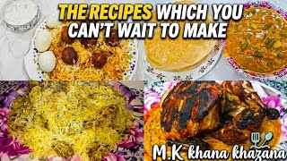 4 Mouth-Watering Recipes You Can't Wait to Make! 🤤 | M.K khana khazana screenshot 1