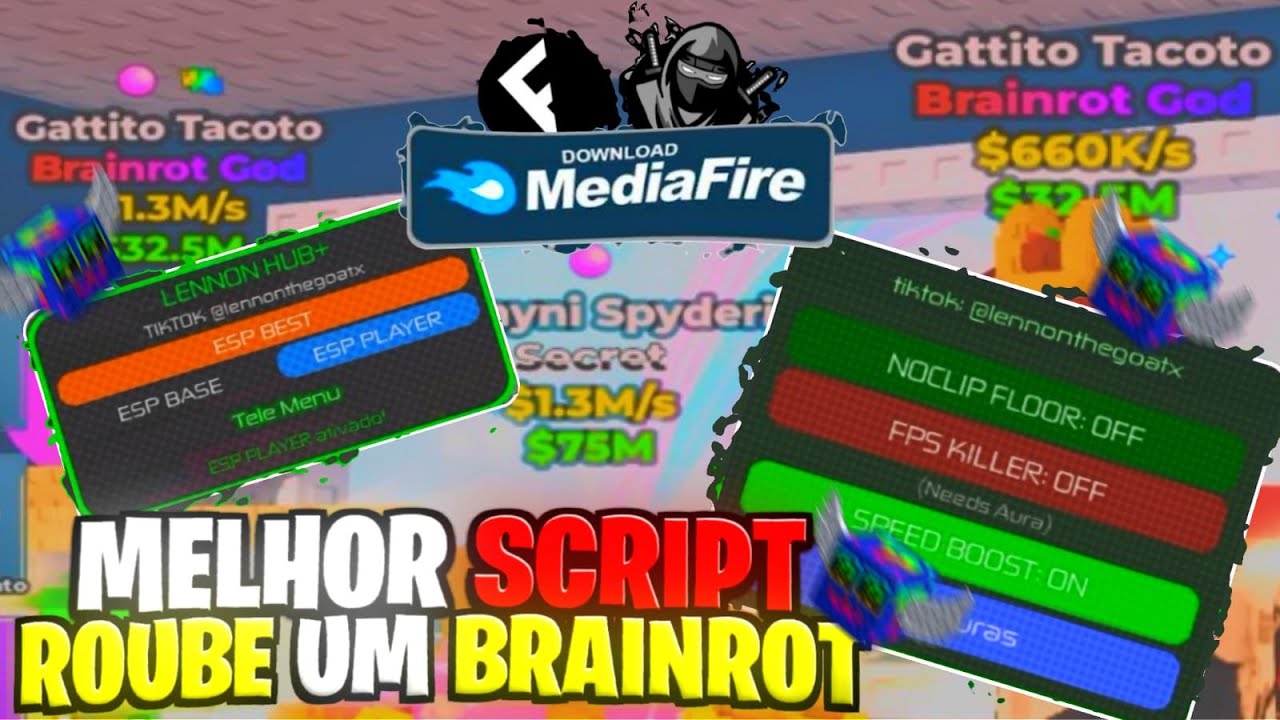 𝐒𝐂𝐑𝐈𝐏𝐓 ROUBE UM 𝐁𝐑𝐀𝐈𝐍𝐑𝐎𝐓 - LINK DIRETO *SEM KEY* (𝐄𝐒𝐏 - 𝐏𝐋𝐀𝐍𝐀𝐃𝐎𝐑!!) MOBILE e PC