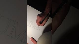 Building a Serif by Hand | Type Design Process #typedesign #typography #art #designprocess #serif