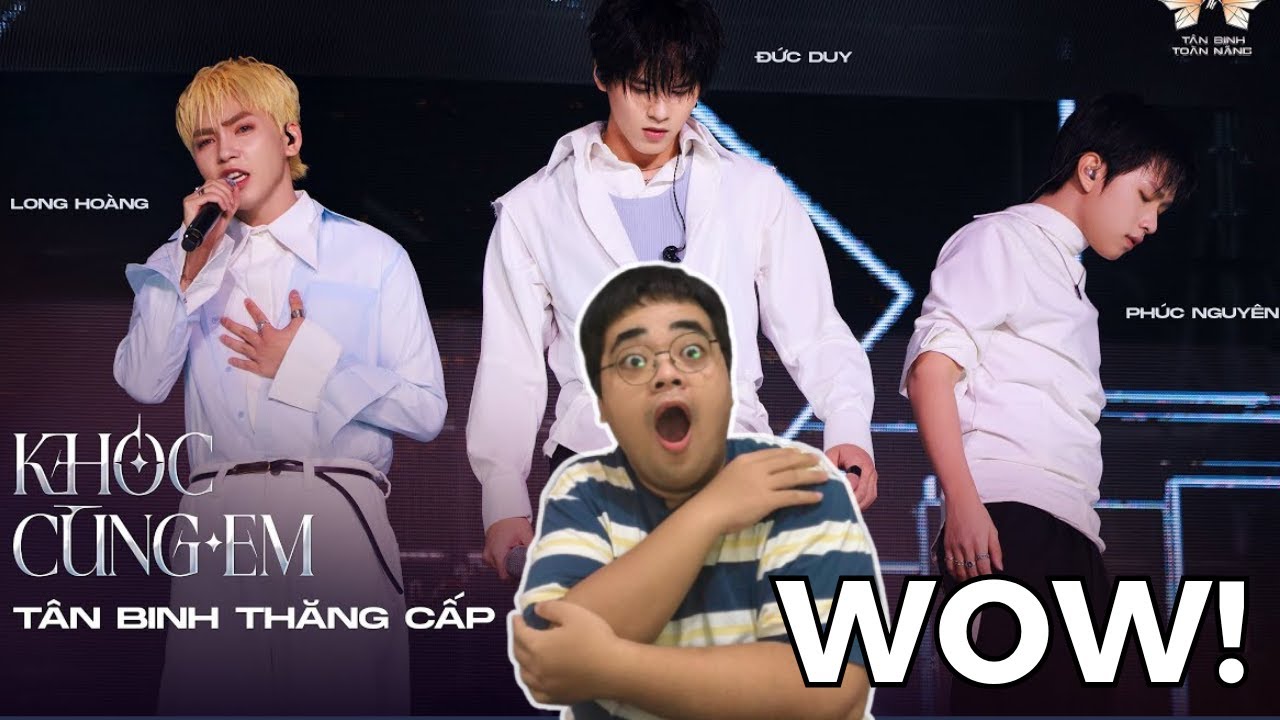 KHÓC CÙNG EM - PHÚC NGUYÊN, LONG HOÀNG, ĐỨC DUY| Tiết Mục Vocal Công Diễn 3| TÂN BINH TOÀN NĂNG 2025