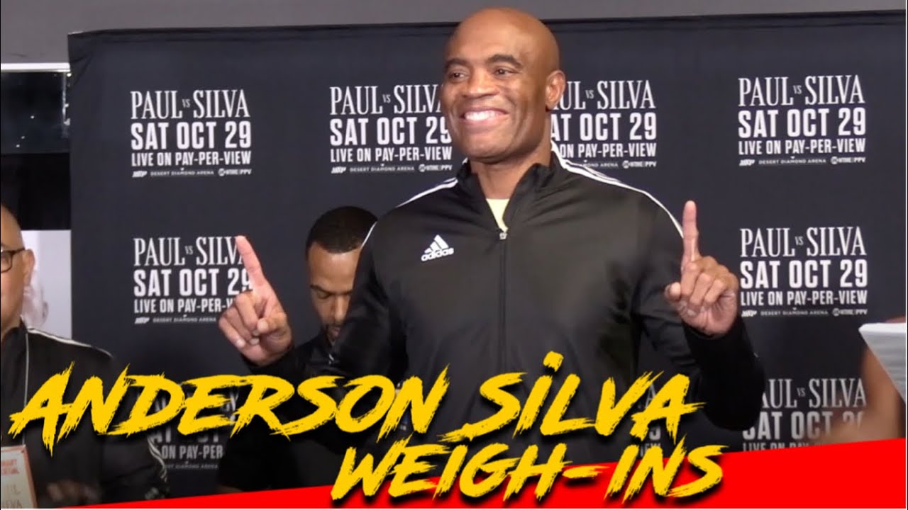 Paul vs Silva Weigh Ins: Anderson Silva