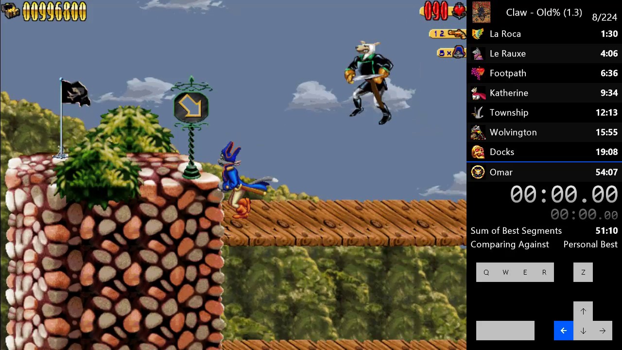 Captain Claw - Level 5 (Township) crumbling platform glitch