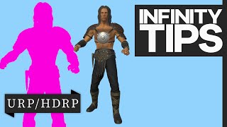 URP / HDRP, Skin Poking Through Clothes, Change Default Character Pose | Infinity Tips for Unity