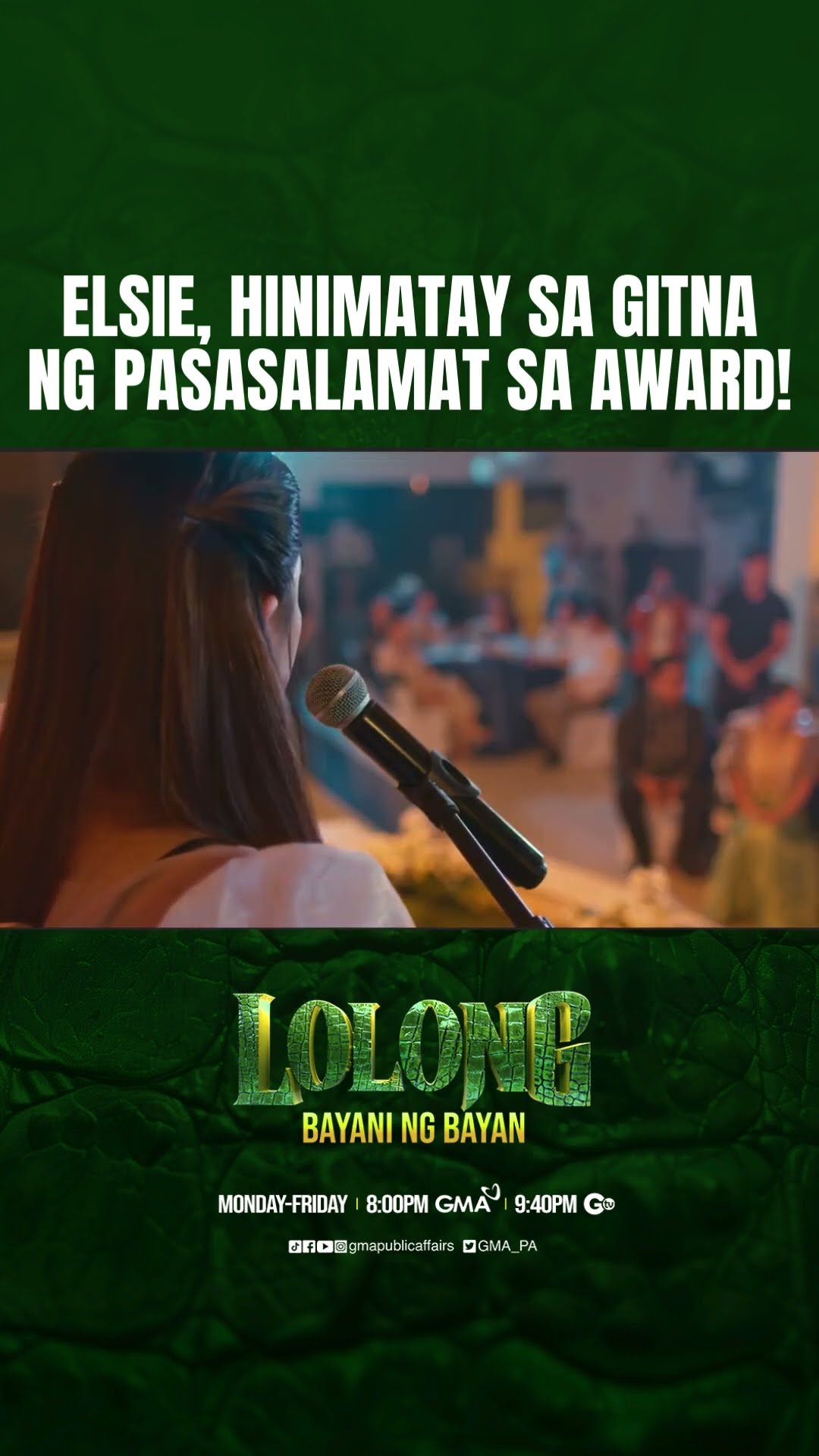 Elsie, hinimatay sa gitna ng pasasalamat sa award! | Lolong 2