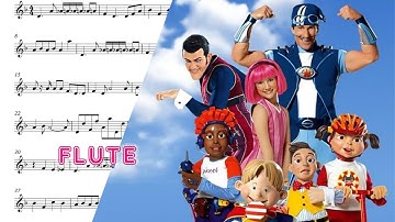 Lazy Town | We are Number One – Flute Sheet Music