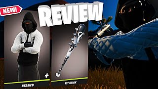 New Stashd Skin Fit Stick Pickaxe Gameplay & Review In Fortnite