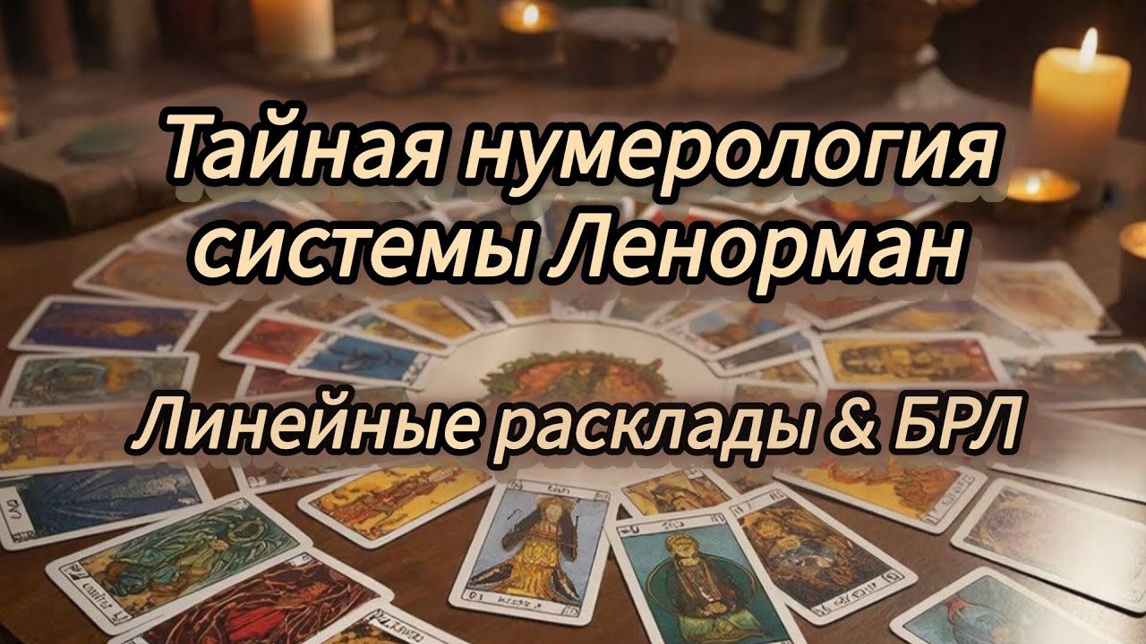 Тайная нумерология  системы Ленорман🔮: 4 способа считать то о чем карты не говорят вслух.