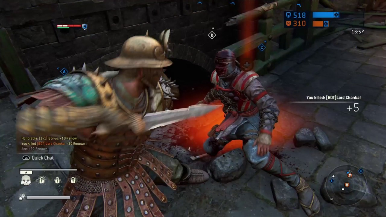 For Honor centurion "on your knees" execution