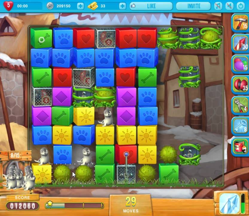 Pet Rescue Saga level 1221 no hammers 😈 ►TOBIAS DEAMON◄