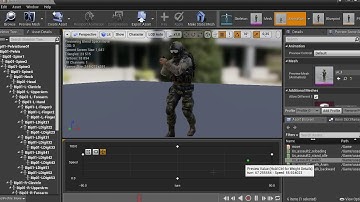 Blendspace walk animation demo