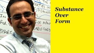 What Is Substance Over Form Youtube