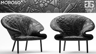 №95. Моделирование дивана и кресла "Doodle Moroso" в 3d max и marvelous designer №95. Моделирование дивана и кресла "Doodle Moroso" в 3d max и marvelous designer