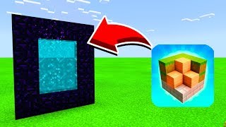 How To Make A Portal To BLOCKCRAFT 3D in Minecaft Pocket Edition/MCPE screenshot 5