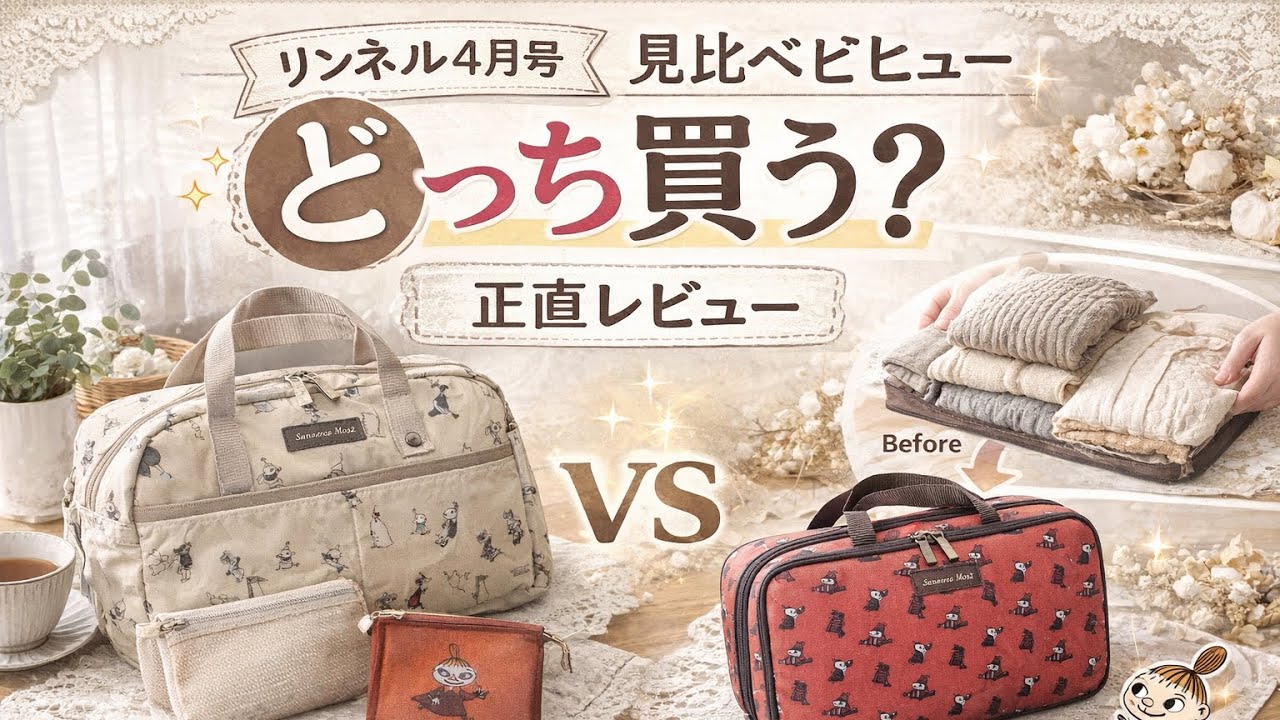 リンネル4月号付録】SM2コラボが可愛すぎた…大人女子の正直レビュー