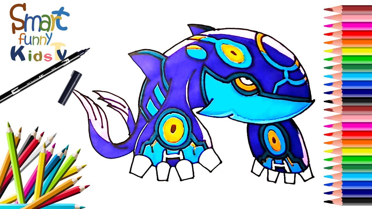 Today WE'll be showing you How to Draw and Painting Primal Kyogre Poke...