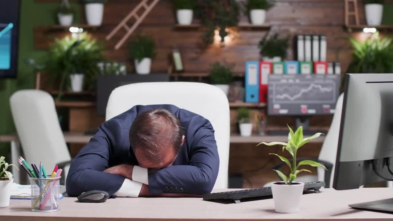 Chronic Fatigue Stock Video