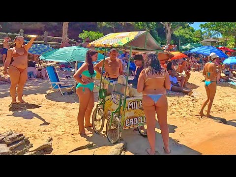 Walking Praia da Ferradurinha BEACH, Rio de Janeiro Brazil 4K Part 3