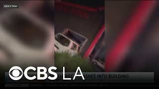 Suspected DUI driver crashes into Baldwin Park tire shop