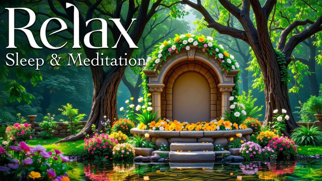 Soothing Meditation Ambience with Gentle Water | 30 Minutes of Deep Calm { NO ADS }