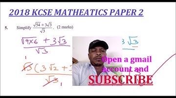 FULL 2018 KCSE MATHEMATICS PAPER 2