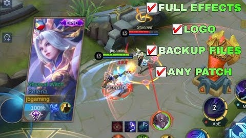 NEW! SCRIPT SKIN SELENA THUNDER FLASH EPIC SKIN | FULL EFFECT NO BAN MOBILE LEGENDS