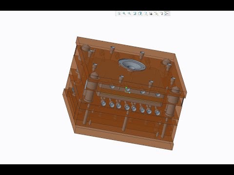 Video hướng dẫn thiết kế khuôn mẫu nhựa 4: kệ chén nhựa duy... - YouTube
