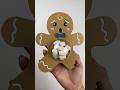 DIY Bitten Gingerbread Boy Dome Candy Holder 🍬 #shorts #cricut #gingerbread #christmas
