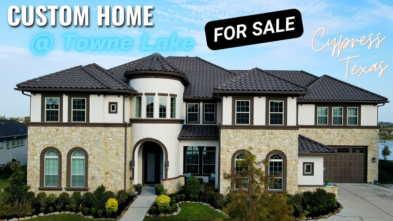 CUSTOM HOME FOR SALE IN TOWNE LAKE! Luxury home in Cypress, Texas