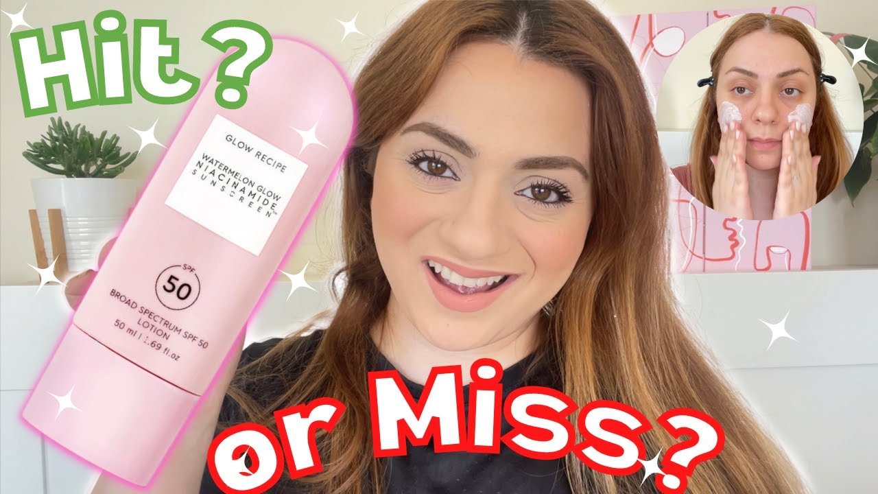 Glow Recipe Watermelon Glow Niacinamide Sunscreen spf 50 Review