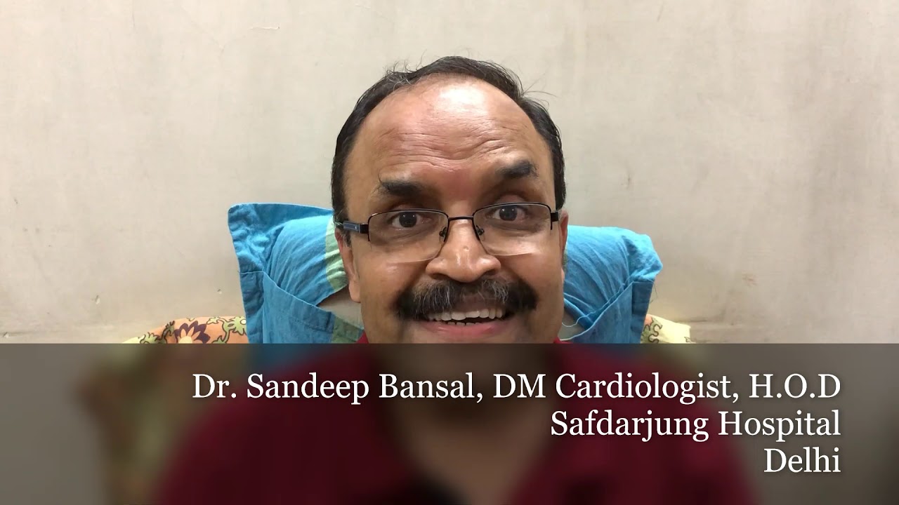 Dr Sandeep Bansal HOD, Cardiology Department Safdarjung Hospital Delhi