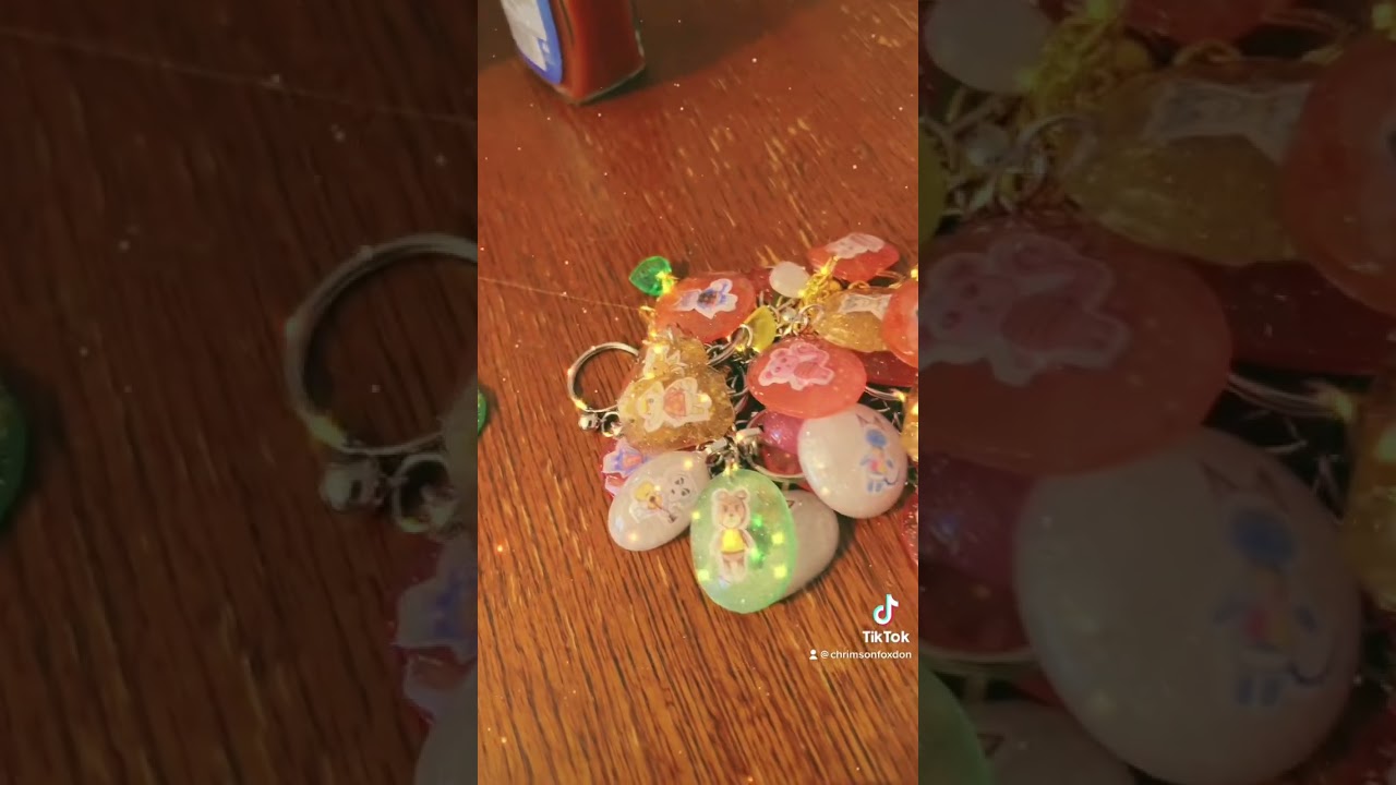 Trying to reorganize my resin charms 😭💖 1/7/2023
