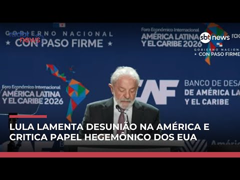 Video durante-discurso-lula-lamenta-desuniao-na-america-e-critica-papel-hegemonico-dos-eua