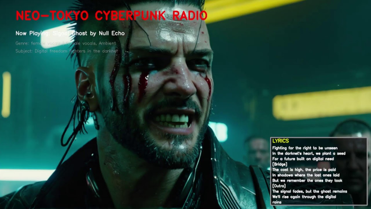 Neon Shadows:Corporate Intrigue in Neo-Tokyo Live Cyberpunk Radio Stream