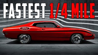 12 Quickest Ford Muscle Cars Over The Quarter Mile!