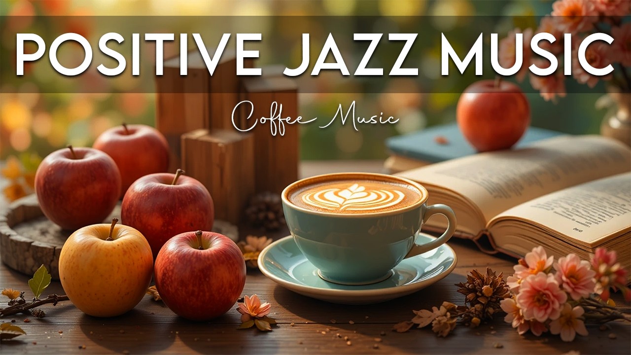 Positive Jazz Music 🎶 Gentle Bossa Nova Coffee Ambience for