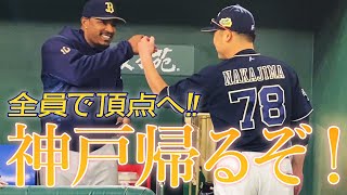 神戸帰るぞ！SMBC日本シリーズ2021第5戦 選手の様子