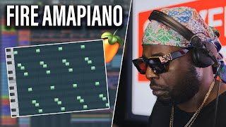 I MADE A BEAUTIFUL AMAPIANO BEAT FROM SCRATCH! FL Studio Beginners Tutorial 2022 screenshot 4