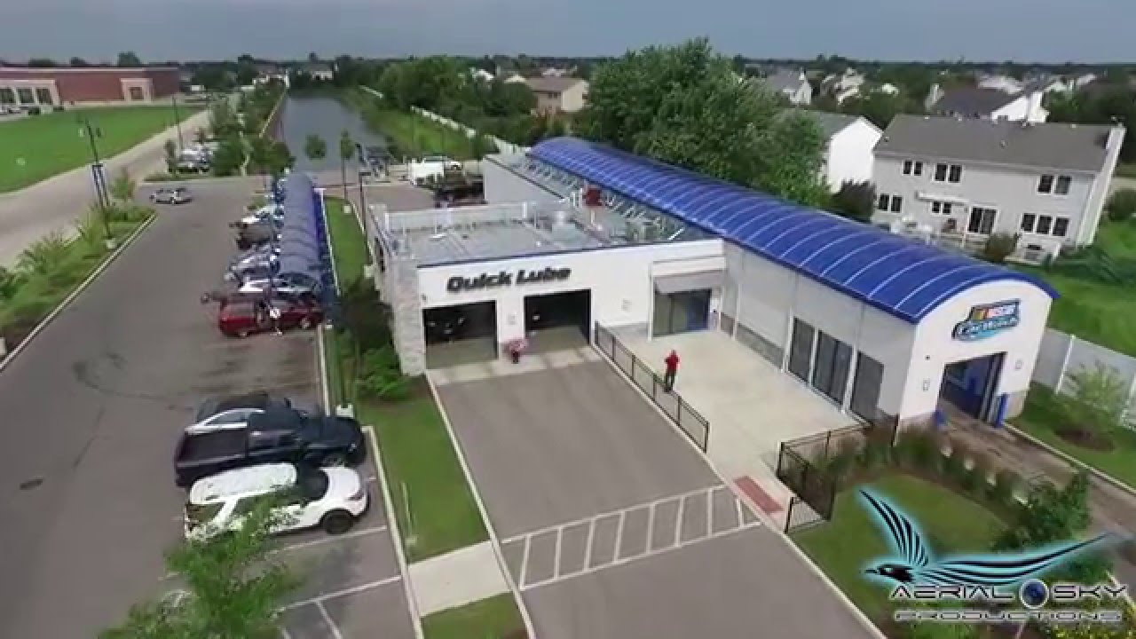 Nascar Car Wash aerial video YouTube