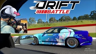 Gran Turismo 7 PSVR2 - S14 vs 180SX First DRIFT BATTLE Lobby Downhill In VR!!