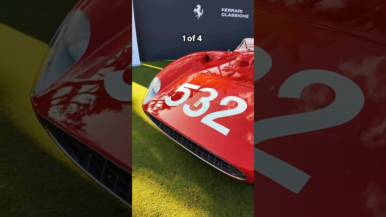 The 1957 Ferrari 335S Spider Scaglietti—only four in existence.