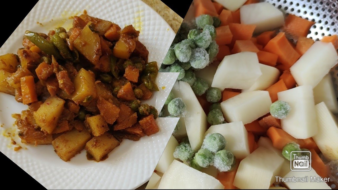 Mix Sabzi (Vegetables) Quick and easy YouTube