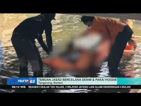Hoodie-Clad Man's Body Found Floating in Kali Sasak Tinggi, Ciputat