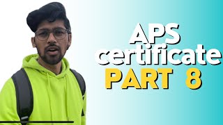 PART 8 - How does APS Certificate looks like ?