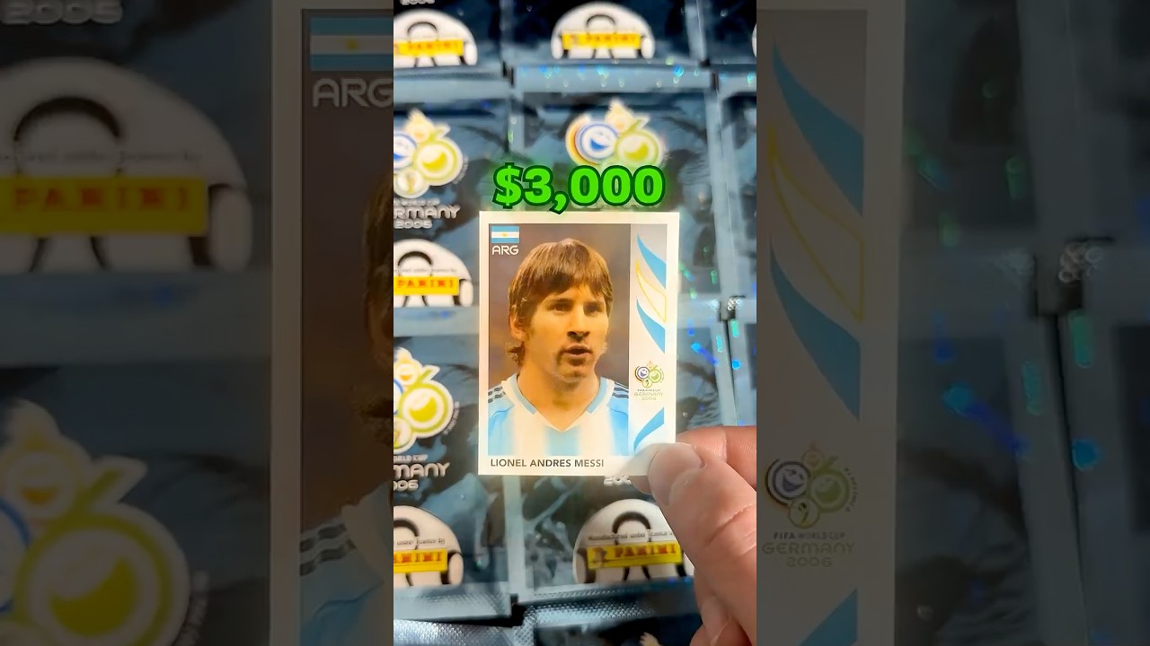 Can I Find a Messi Sticker WORTH $3,000? ⚽💰