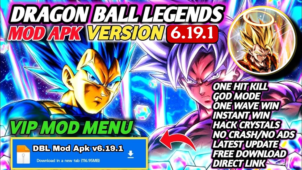 Dragon Ball Legends Mod Apk v6.19.1 | Unlimited Chrono Crystals | Dragon Ball Legends Mod Menu 2026