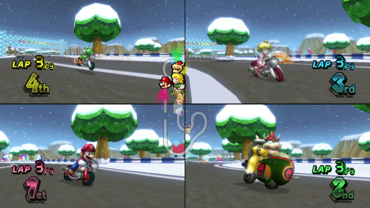 Mario Kart Wii Custom Tracks ✦ 4 Players #103