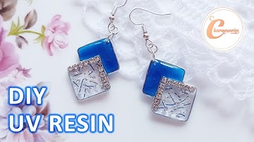 UV レジン | DIY UV Resin Craft & Accessories |No mold Make your own Bezel Frame | Step By Step Tutorial